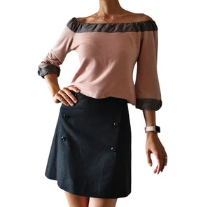 Vivienne Westwood Red Label 3/4 Sleeve Wool Top Sweater   - sz M - Picture 1 of 12