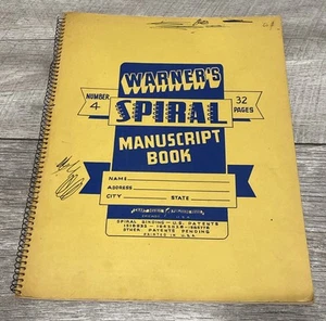 VTG Standard Wirebound Manuscript Paper #4 12 Staves Per Page 32 Page NEW UNUSED - Picture 1 of 4