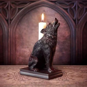 Gothic Holder Resin Halloween Decoration Mysterious Party Candlestick - Picture 1 of 11