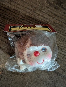 Darice Doll Parts Doll Head w/ Hands 3" Acrylic Brown Hair 550019-3 New Sealed - Picture 1 of 5
