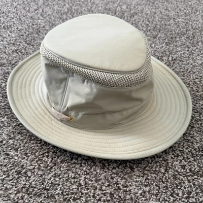 Sombrero Tilley Endurables The Airflo Sun LTM5 Caqui Beige Hecho en Canadá Talla 7 5/8 Foto 1 de 4