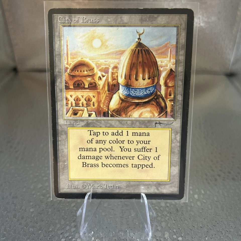 MTG Magic The Gathering MP Arabian Nights CITY OF BRASS - Image 1 of 4