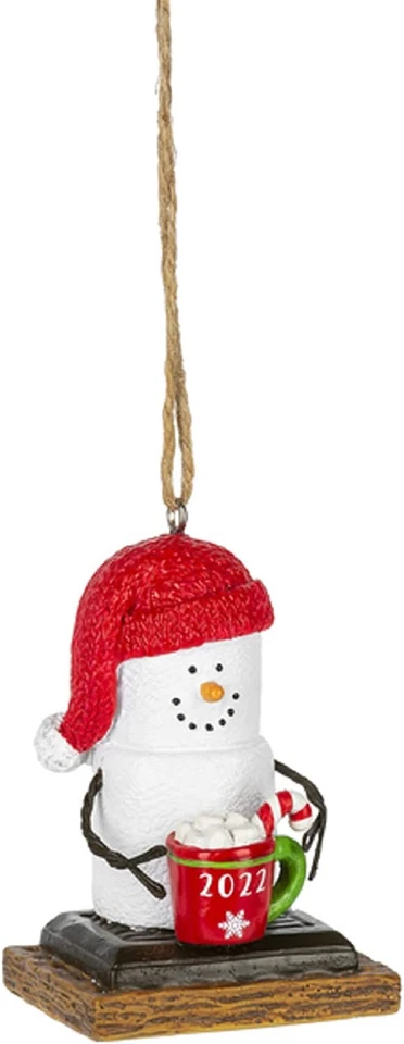 Ganz Dated 2022 S'mores Ornament, Polyresin, 1.88 Inch Width, 3 Inches Height - Image 1 of 1
