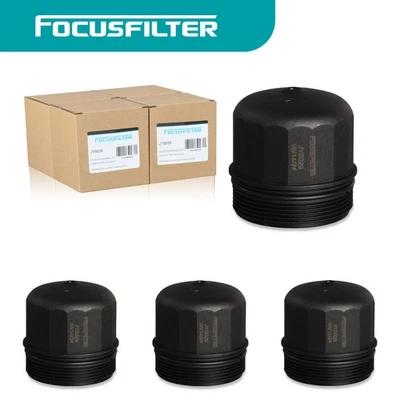 4PCS FOCUSFILTER 1275808 Premium Oil Filter Housing Cap for Volvo - Image 1 of 4