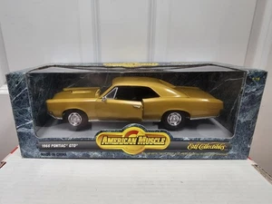 ERTL American Muscle 1/18 Scale Die Cast Car 1966 Pontiac GTO (Gold) NIB New  - Picture 1 of 4