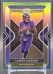 2024 Panini Certified Gold Team - Lamar Jackson - Bild 1 von 2