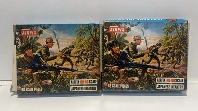 2x Airfix HO-OO Infantería Japonesa - 1 en Sprues, 1 Suelto - Puede estar incompleto Foto 1 de 4