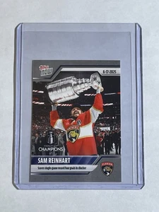 Sam Reinhart 2025 Topps NOW Sticker #207 Panthers Stanley Cup Champion - Bild 1 von 2