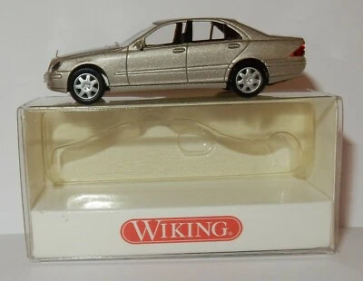 Micro WIKING Ho 1/87 Mercedes Benz S-KLASSE Bronzo Dorato #1590425 IN Box - Immagine 1 di 4