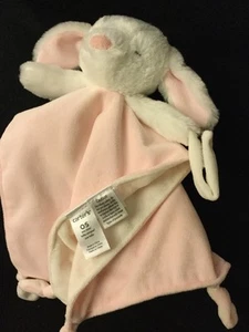 Soporte para manta de seguridad Carter's Pink Bunny Rabbit blanco bebé amoroso #42 - Imagen 1 de 4
