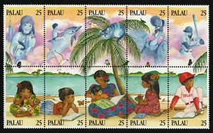Palau 1989 - Mi-Nr. 308-317 ** - MNH - de KLB - Jóvenes lectores - Imagen 1 de 1