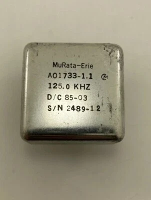 MuRata - Erie A01733-1.1 125,0 KHZ Foto 1 de 3