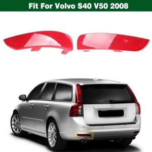 Pair New Rear Bumper Reflector Reflex Tail Fog Light For Volvo S40 V50 2008-2015 - Bild 1 von 9