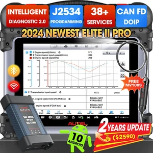 Autel MaxiSys Elite II PRO Diagnostic Bi-directional Scanner J2534 Programming - Picture 1 of 18