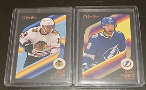 LOT-9 23-24 O-PEE-CHEE Retro Black Kane Domi Chychrun McDonagh Mikheyev CL /100 - Picture 1 of 12