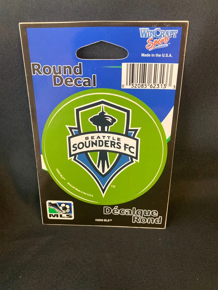 SEATTLE SOUNDERS FC Vinyl Sticker/Decal – MLS – 3” Round - Image 1 of 1