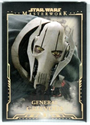 TARJETA PARALELA DE ORO GENERAL GRAVE 19 TOPPS MASTERWORK 2015 STAR WARS 59/99 Foto 1 de 2