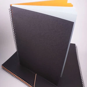 Libros de temas de tapa dura SRA4 de gran tamaño hecho a mano cuaderno libro de proyectos encuadernado en anillo - Imagen 1 de 12