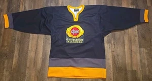 RARE! Team CNET Athletics Sewn Hockey GAME CENTER ALLIANCE Jersey SIZE MEDIUM - Picture 1 of 4