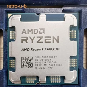 AMD Ryzen 9 7900X3D AM5 CPU Prozessor R9 7900X3D 4,4 GHz 12-Core 24-Thread 128 MB - Bild 1 von 1