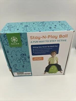 Gaiam Kids Stay-N-Play Pelota de Equilibrio Infantil-Silla Escolar Flexible-Caja Abierta Foto 1 de 3