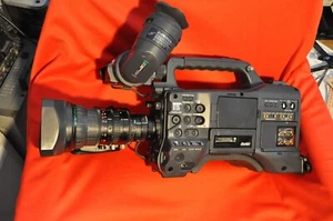 Panasonic AG-HPX300P P2 HD Camcorder + Fujinon 17X4.5BRM4-K14 1.6/4.5-77m Lens - Picture 1 of 9