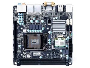 For GIGABYTE H77N-WIFI motherboard LGA1155 DDR3 M- ATX 16G HDMI+DVI tested ok - Afbeelding 1 van 2