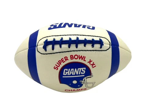 Vintage Russ NFL Giants Superbowl Football Plush Cover