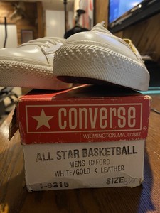 converse white leather ebay