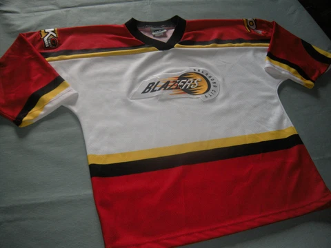 OKLAHOMA CITY BLAZERS HOCKEY JERSEY YOUTH LARGE Cover