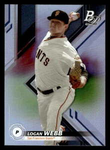 2019 Bowman Platinum #TOP-30 Logan Webb Top Prospects Card San Francisco Giants - Picture 1 of 2