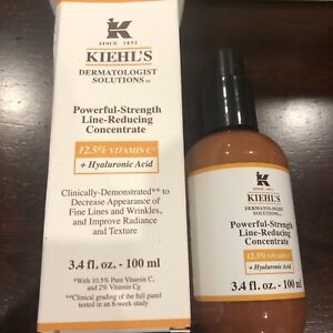 Brand New Kiehl's Powerful-Strength Line-Reducing Concentrate Serum 100ml