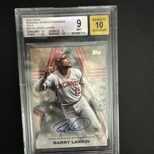 2023 Topps larkin autograph card BSA-BL BGS 10 AUTO 05/50