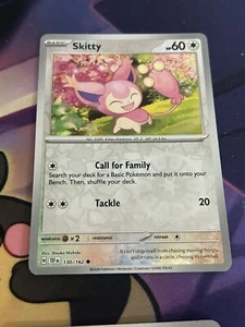 Skitty - 130/162 Temporal Forces Reverse Holo Pokemon Card - Picture 1 of 1