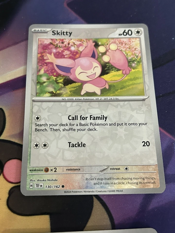 Skitty - 130/162 Temporal Forces Reverse Holo Pokemon Card - Image 1 of 1