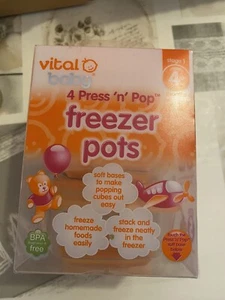 4 x gefrierdosen Pop für baby and Kinder - BPA frei - Bild 1 von 4