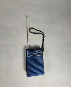 Mini Radio Climática Realista De Colección Azul Modelo de Mano No. 12-156 probado - Imagen 1 de 9