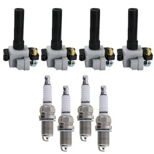 Ignition Coil UF528 + Autolite spark plug for Subaru Impreza 2.0L Turbo - Picture 1 of 5