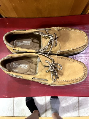 Zapatos de cubierta Reel Legends para hombre Sixe 10,5 Foto 1 de 4