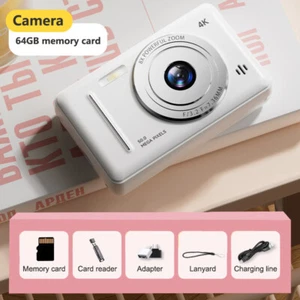 CACRAPE CCD PORTABLE 5MP 4K VIDEO VLOG Double Caméra 64G Carte mémoire -* - Photo 1/18