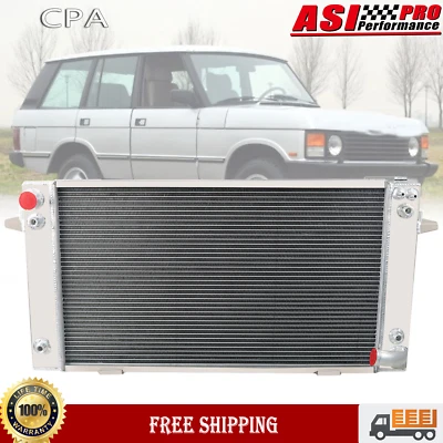 3 Row Aluminum Radiator Fit 1987-1998 Land Rover Range Rover Discovery V8 GAS US Foto 1 de 4