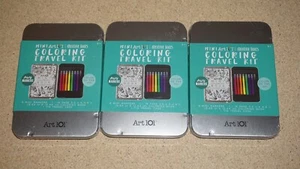 (3 Set) Mini Art 101 Coloring Travel Kit Creative Tools Mini Markers New Sealed - Picture 1 of 3