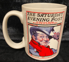 MERRIE CHRISTMAS POST COVER DECEMBER 3 1921 THE SATURDAY EVENING POST MUG/CUP