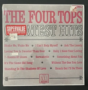 The Four Tops Greatest Hits Vinyl LP - Motown M5-209V1 New In Shrink 80s Reissue - Picture 1 of 3