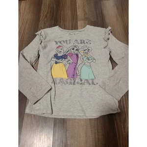 Jumping Beans Girls Long Sleeve Princess Graphic Tee Size 5 - Picture 1 of 4