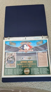 1991 Upper Deck Sheets Heroes Of Baseball Commemorative Set (22) MINT in Binder - Picture 1 of 12