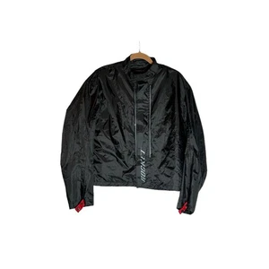 Joe Rocket Black Lined Full Zip Front Motorcycle Moto Jacket Size Large - Picture 1 of 6