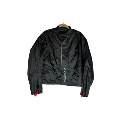 Joe Rocket Black Lined Full Zip Front Motorcycle Moto Jacket Size Large - Image 1 of 4