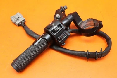 2007-2010 HONDA CBR600RR OEM LEFT CLIP ON HANDLEBAR W SWITCHES - Image 1 of 4