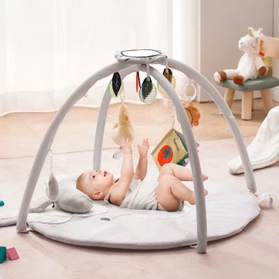 Alfombra de gimnasio para jugar al bebé con 5 juguetes sensoriales Foto 1 de 4